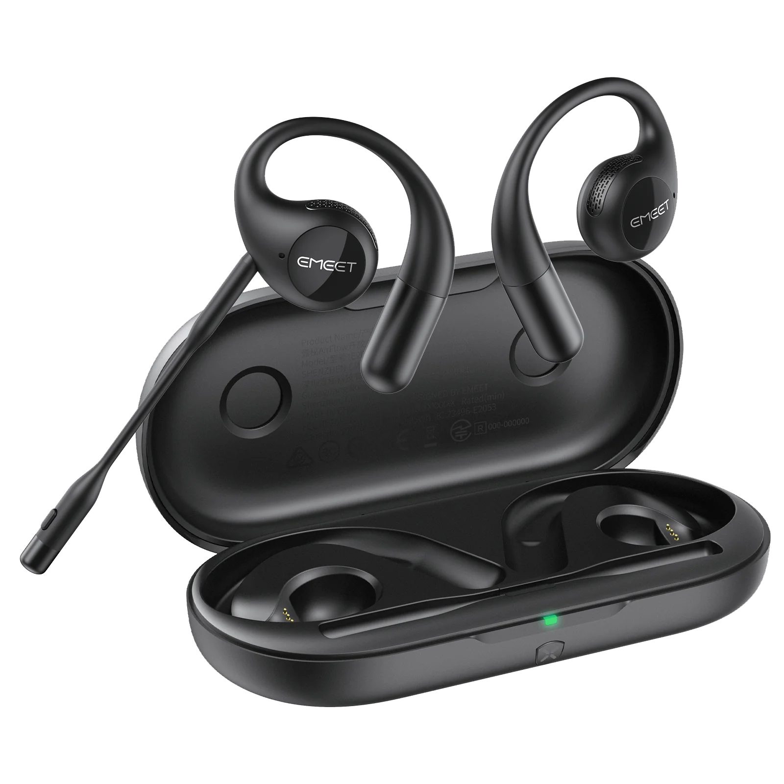 Airflow Open-Ear Headphones with Mic