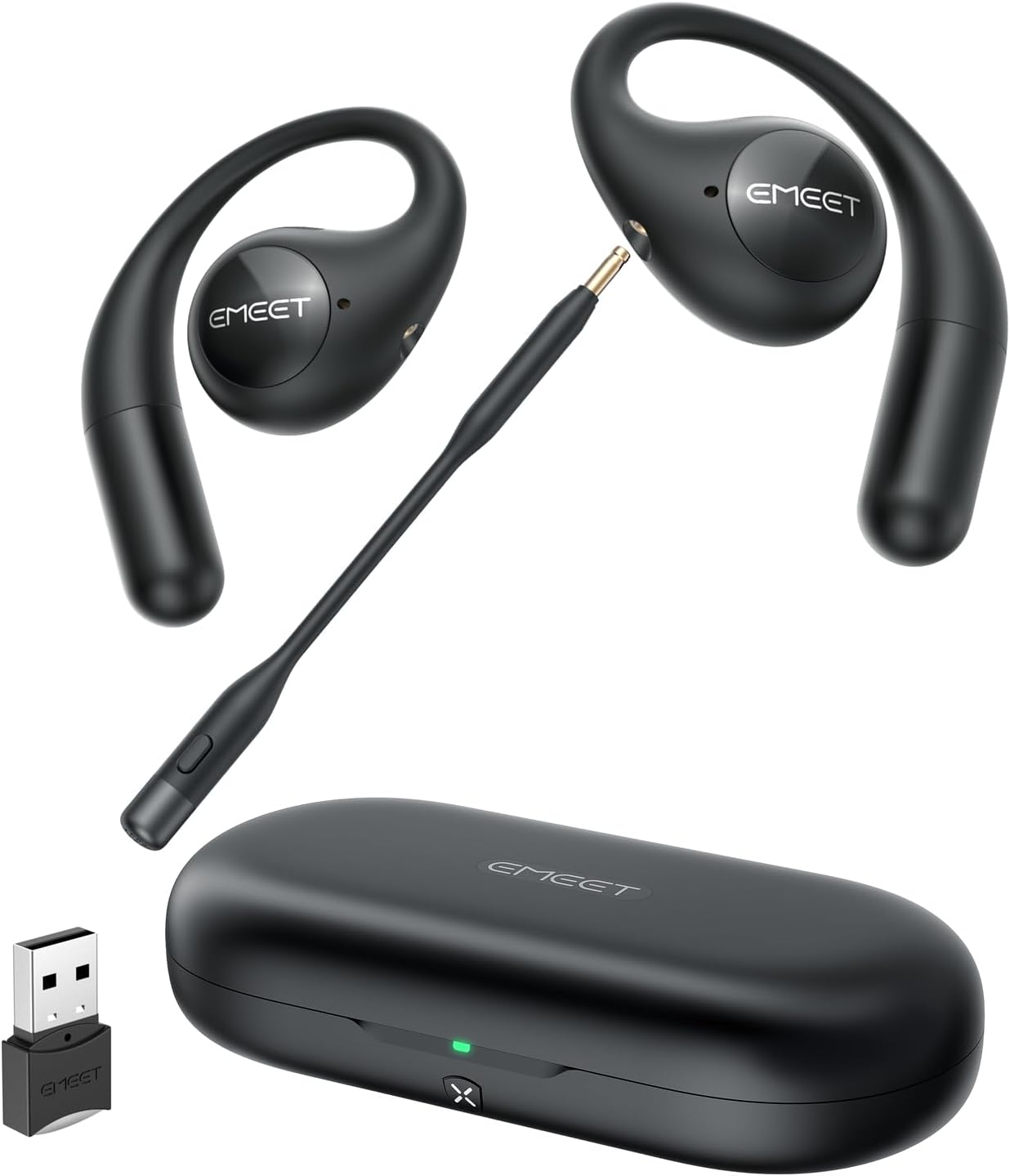 Airflow Open-Ear Headphones with Mic