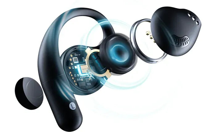 Airflow Open-Ear Headphones with Mic